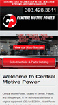 Mobile Screenshot of centralmotivepower.com