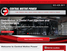 Tablet Screenshot of centralmotivepower.com
